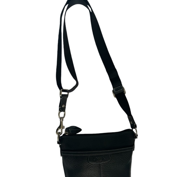 Coach Black Pebbled Leather Crossbody Bag - Picture 9 of 16
